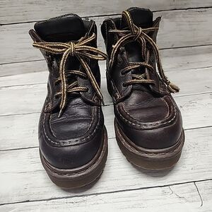 DOCTOR Martens Chunky Lug Sole England Combat Boots Men's 5 Women's 7 AW004 VTG